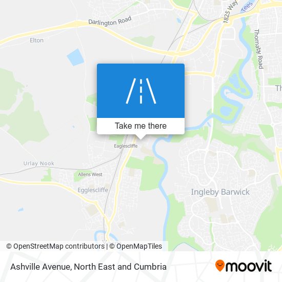 Ashville Avenue map