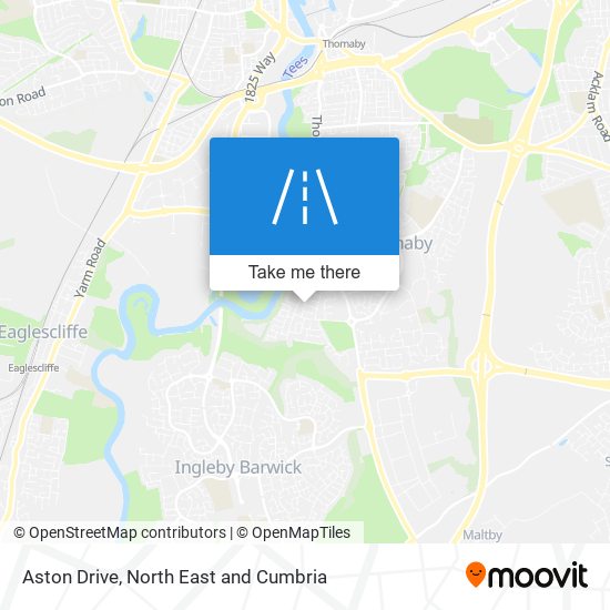 Aston Drive map