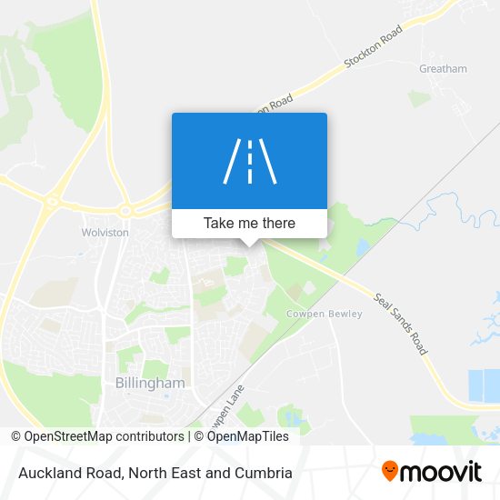 Auckland Road map