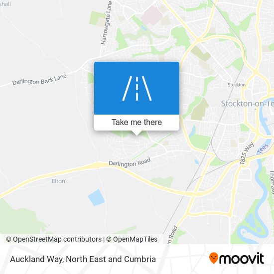 Auckland Way map