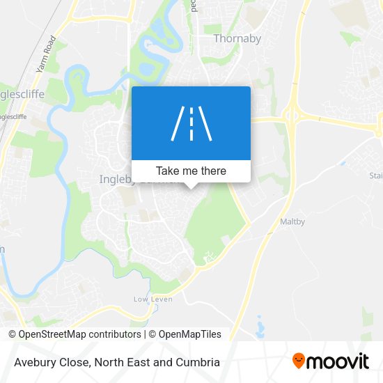 Avebury Close map