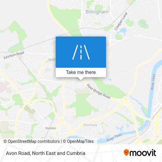 Avon Road map