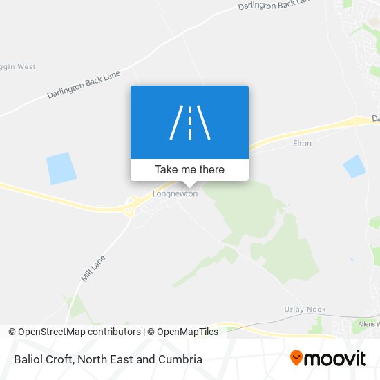 Baliol Croft map