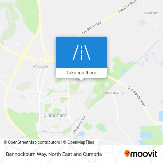Bannockburn Way map