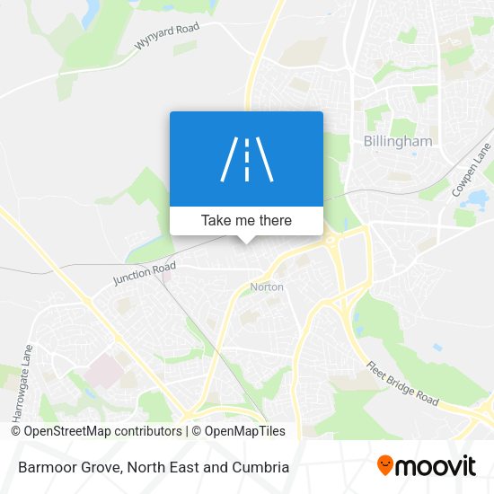 Barmoor Grove map