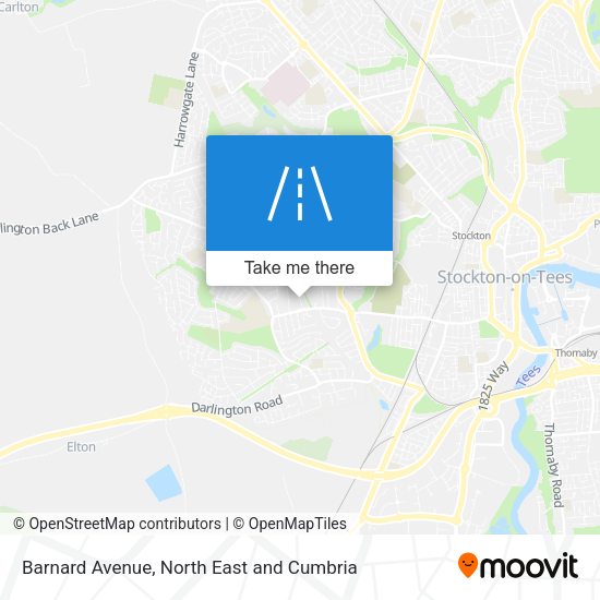 Barnard Avenue map