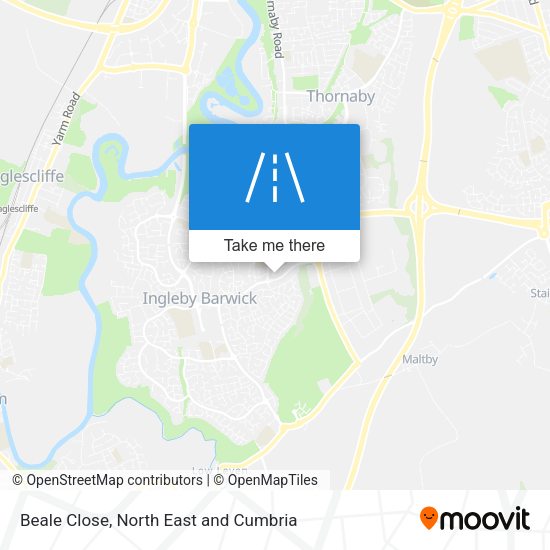 Beale Close map