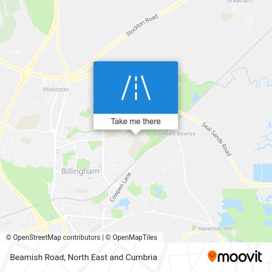 Beamish Road map