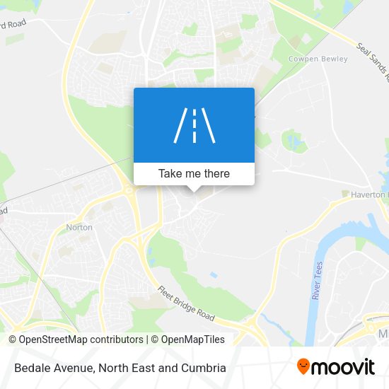 Bedale Avenue map