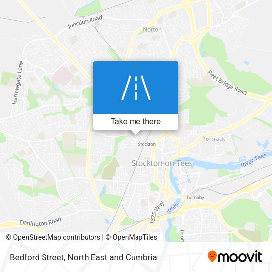 Bedford Street map