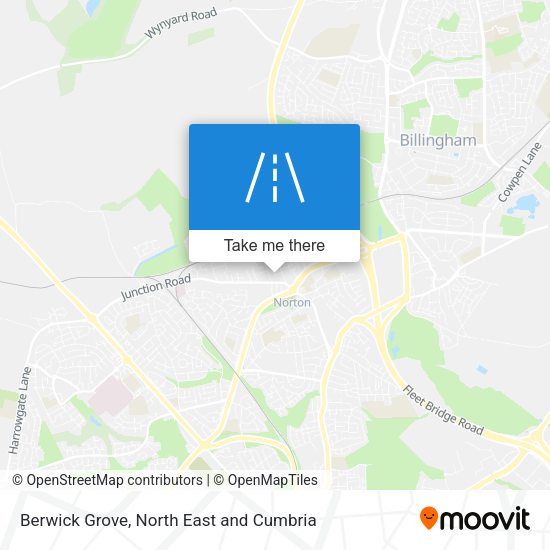 Berwick Grove map