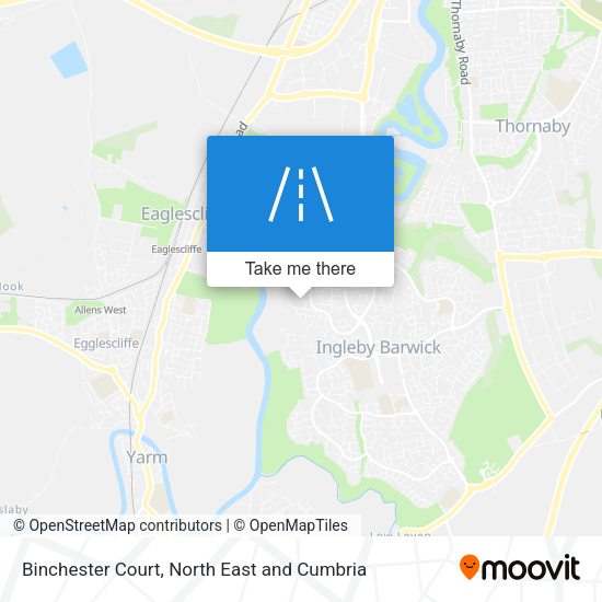 Binchester Court map