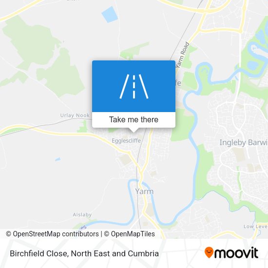 Birchfield Close map
