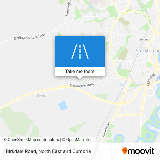 Birkdale Road map