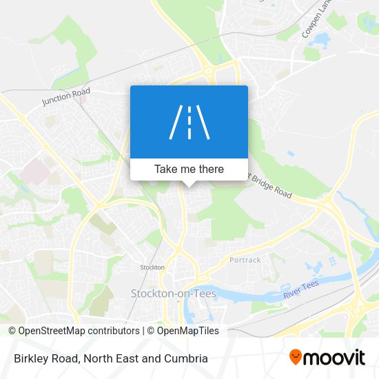 Birkley Road map
