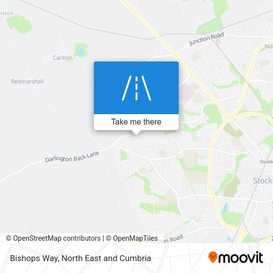 Bishops Way map