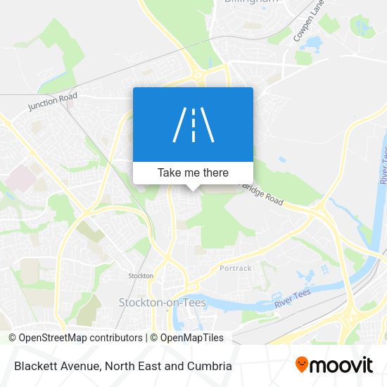 Blackett Avenue map