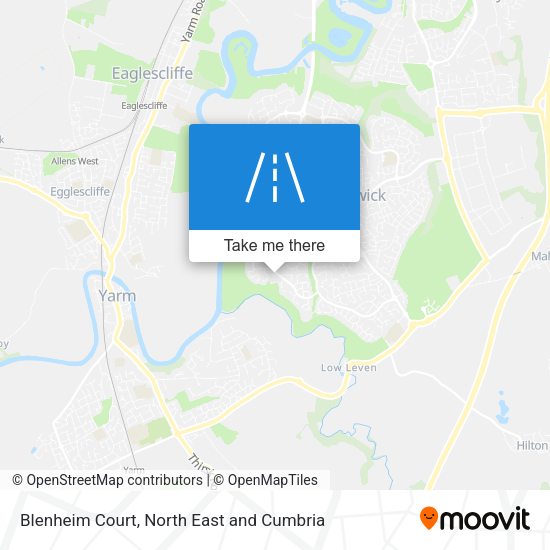 Blenheim Court map