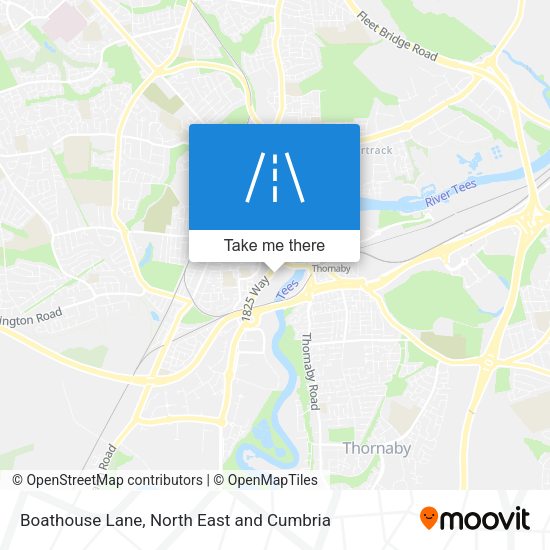 Boathouse Lane map