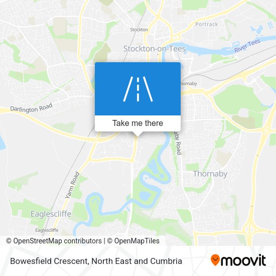 Bowesfield Crescent map