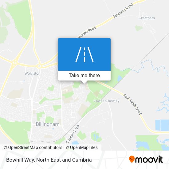 Bowhill Way map