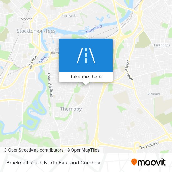 Bracknell Road map