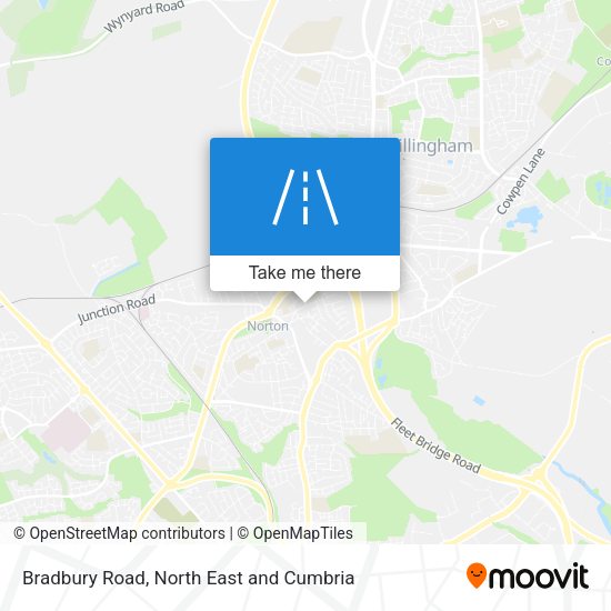 Bradbury Road map