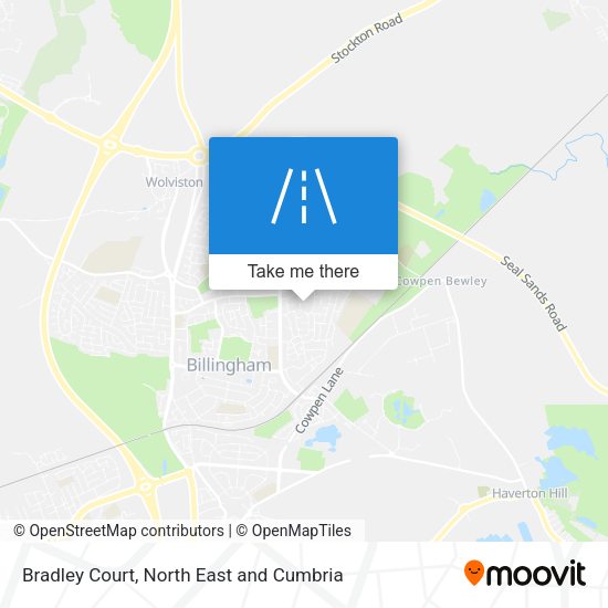 Bradley Court map