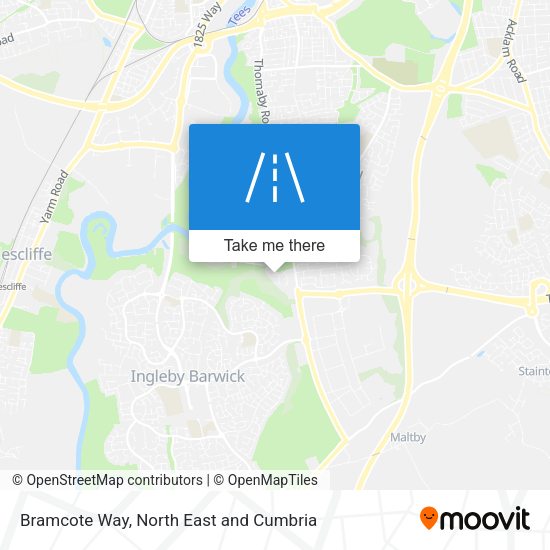 Bramcote Way map