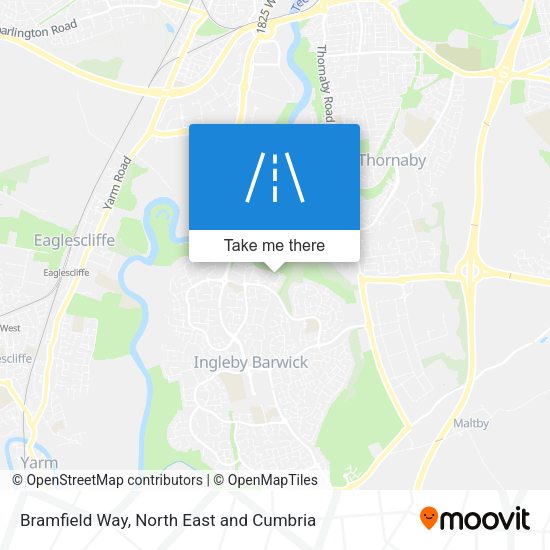 Bramfield Way map