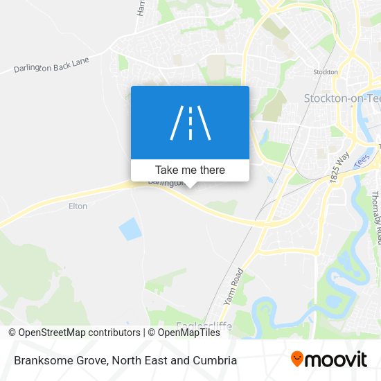 Branksome Grove map