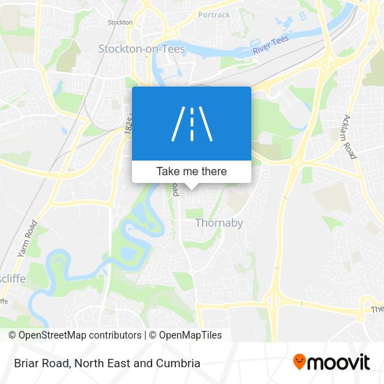 Briar Road map