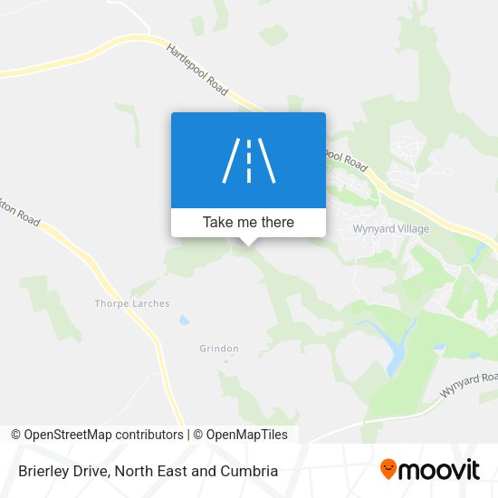 Brierley Drive map