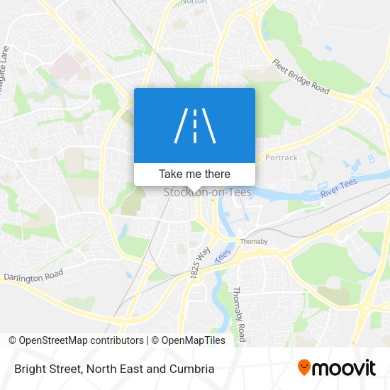 Bright Street map