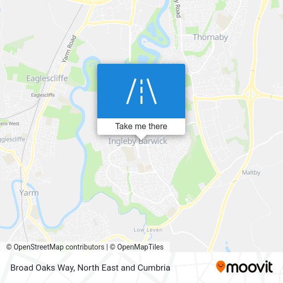 Broad Oaks Way map
