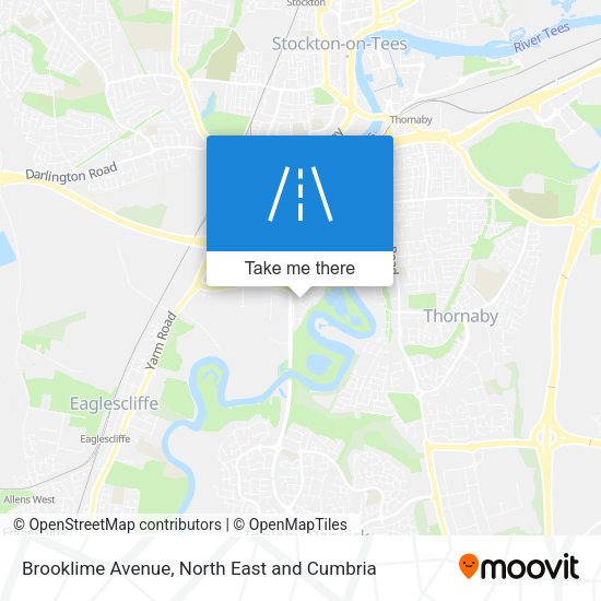 Brooklime Avenue map