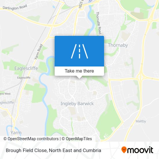 Brough Field Close map