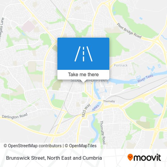 Brunswick Street map