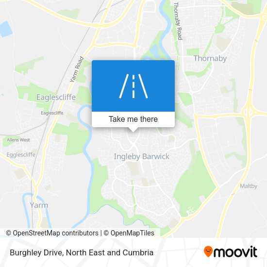 Burghley Drive map