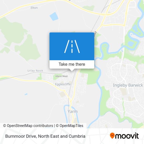 Burnmoor Drive map