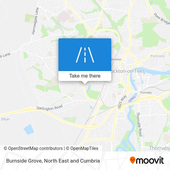 Burnside Grove map