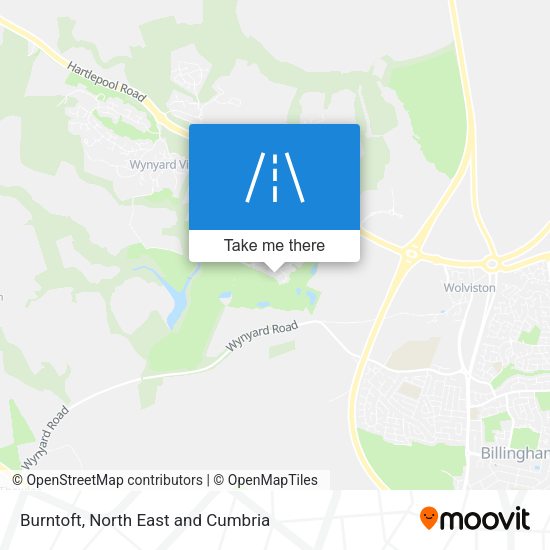Burntoft map