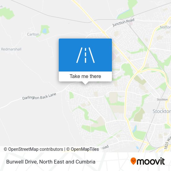 Burwell Drive map