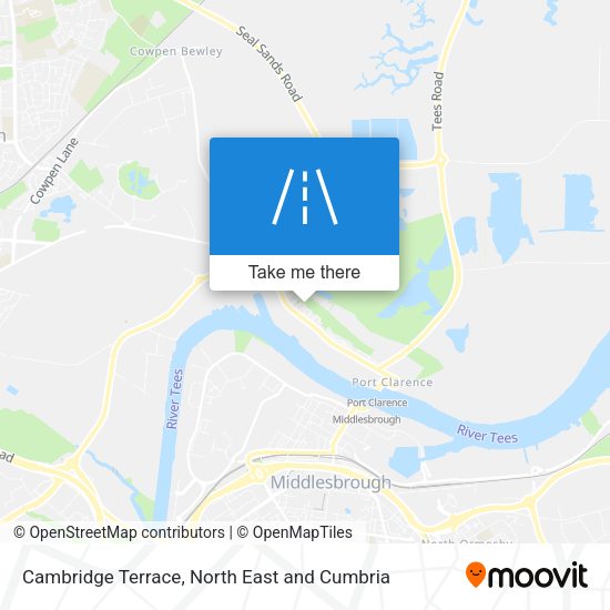Cambridge Terrace map