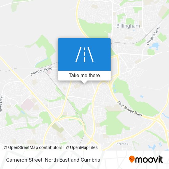 Cameron Street map