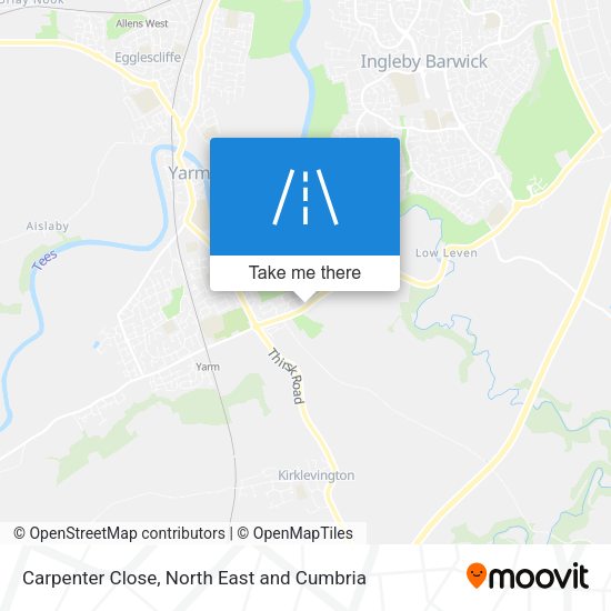 Carpenter Close map