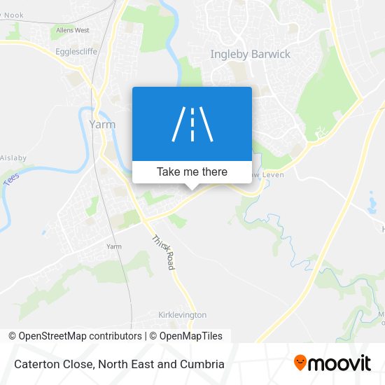Caterton Close map