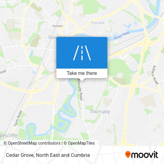 Cedar Grove map