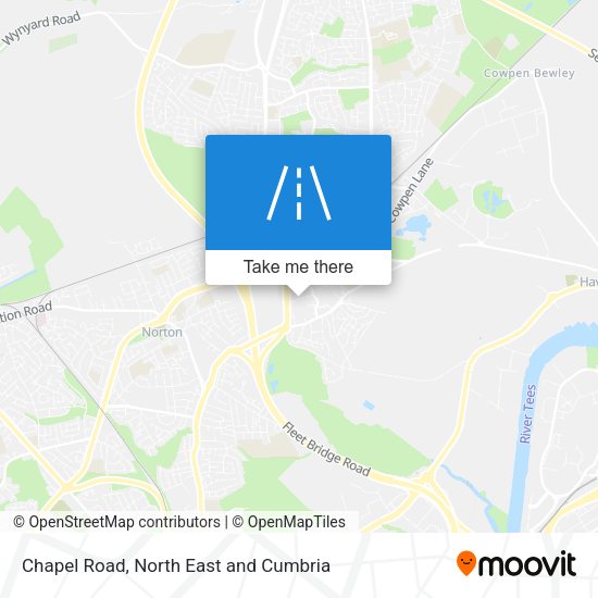 Chapel Road map