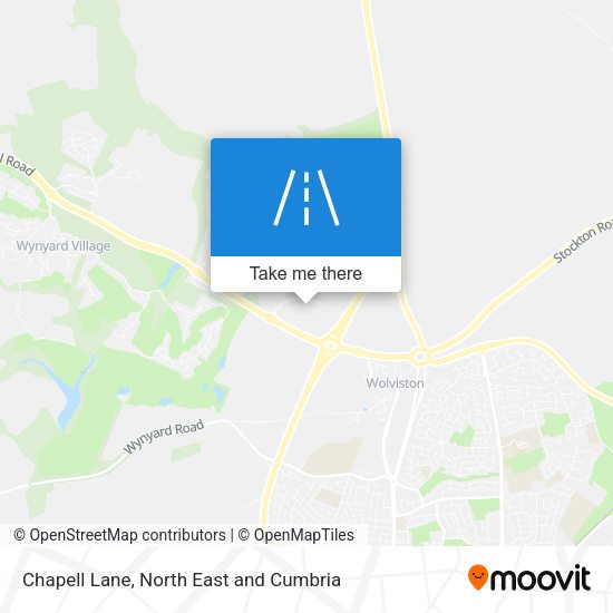 Chapell Lane map